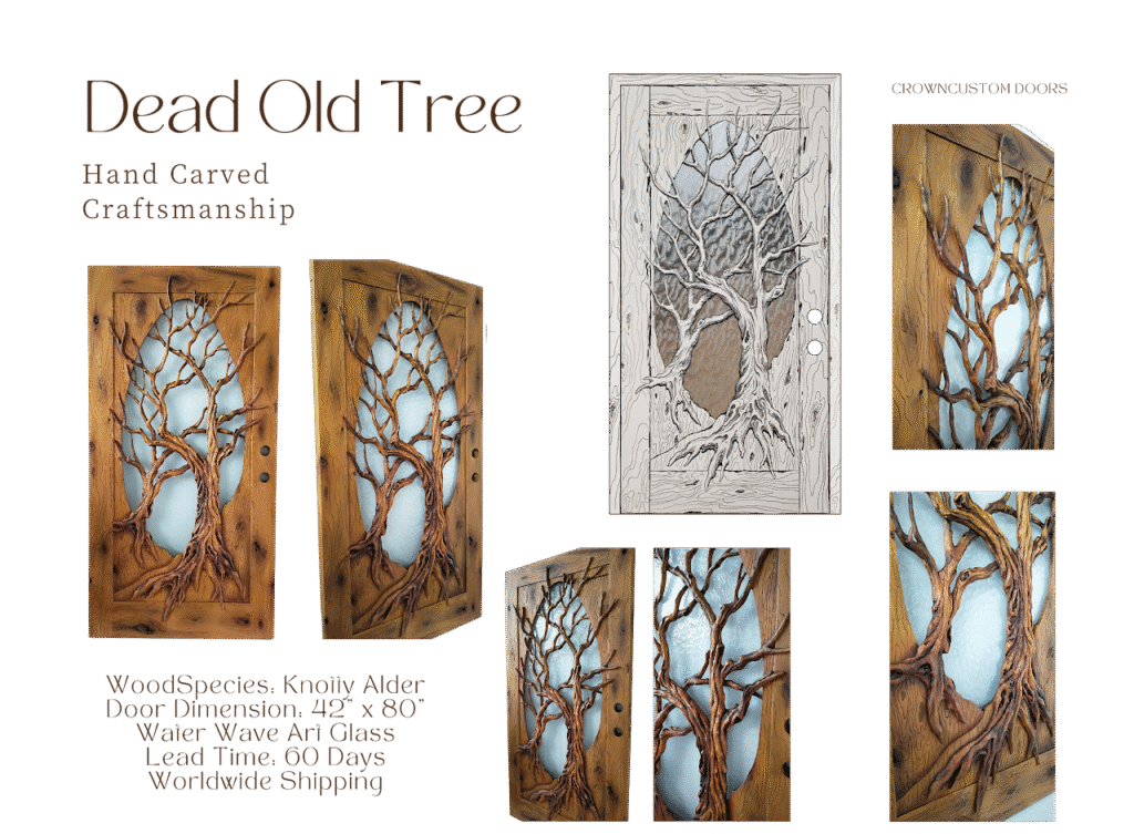 Dead Old Tree Door Poster-1