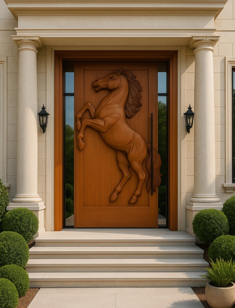 Horse Door For A Mansion