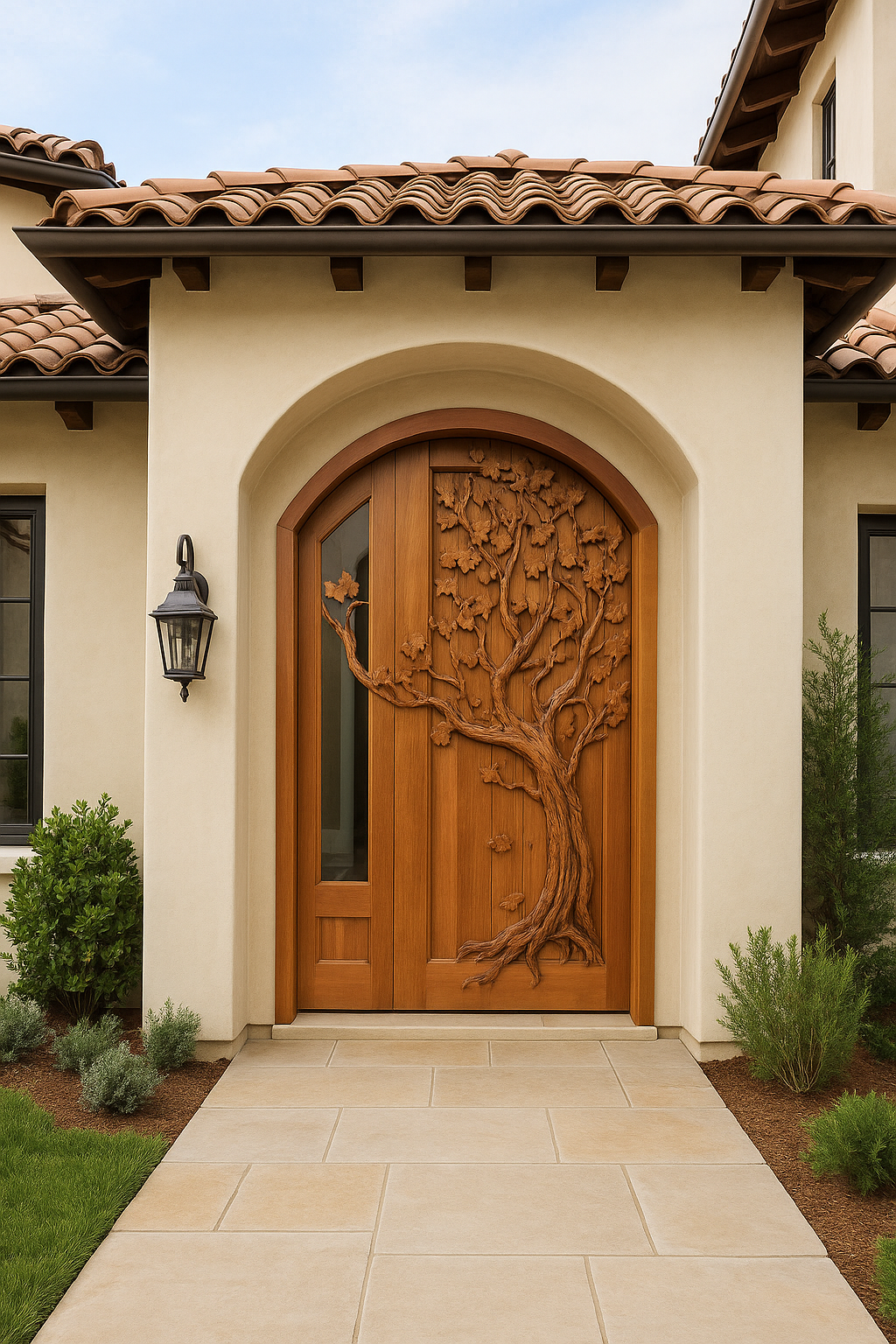 Whispers of Autumn Door AI Powered