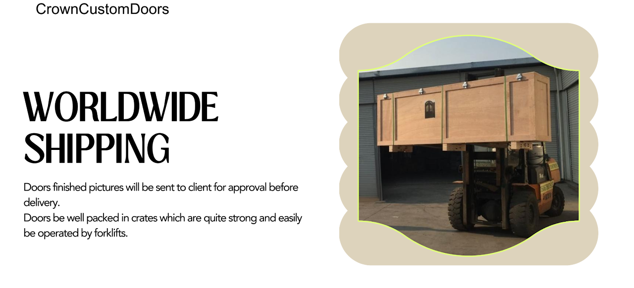 CrownCustomDoors Worldwide Shipping (1)