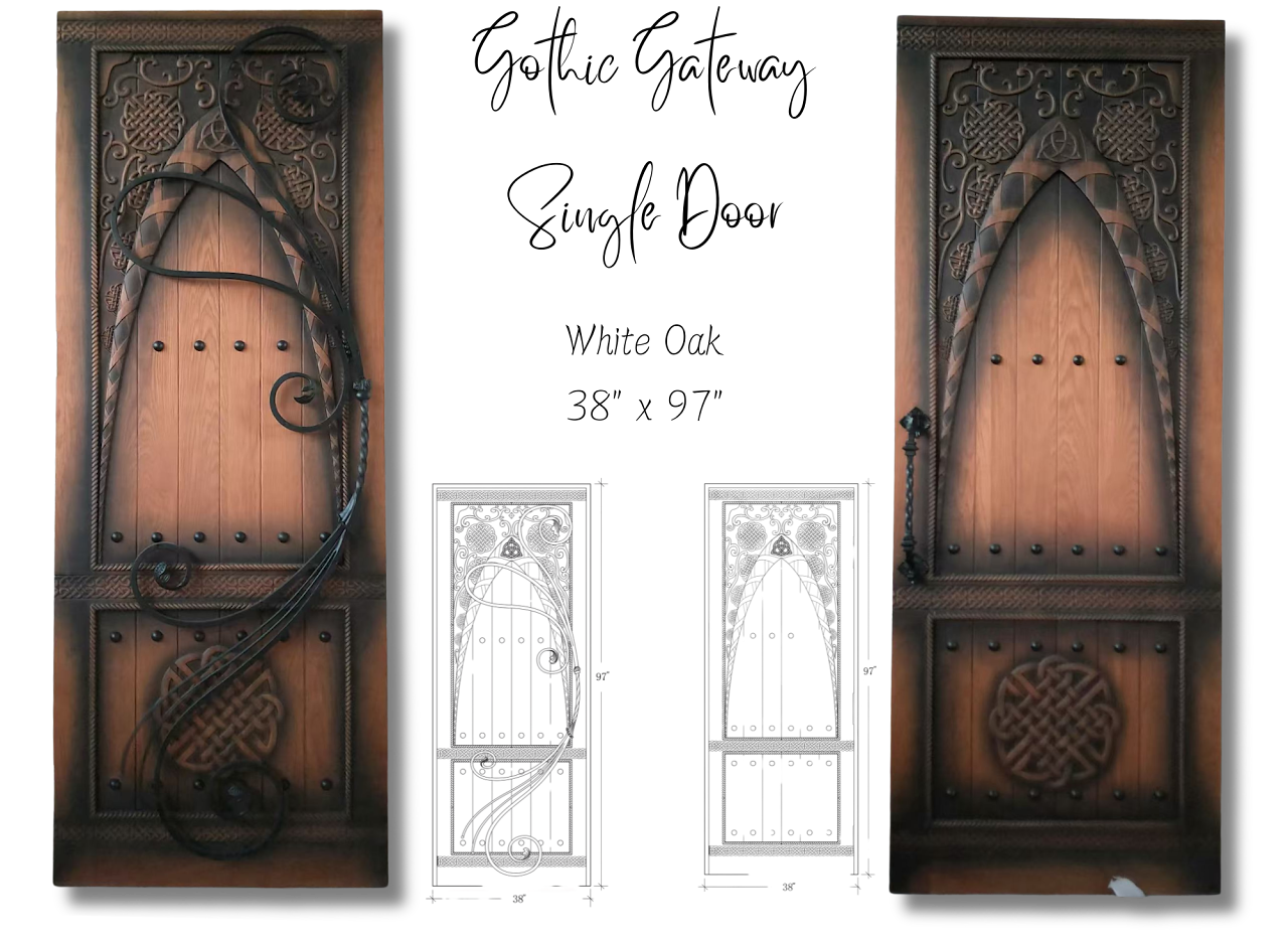 Gothic Gateway Single Door