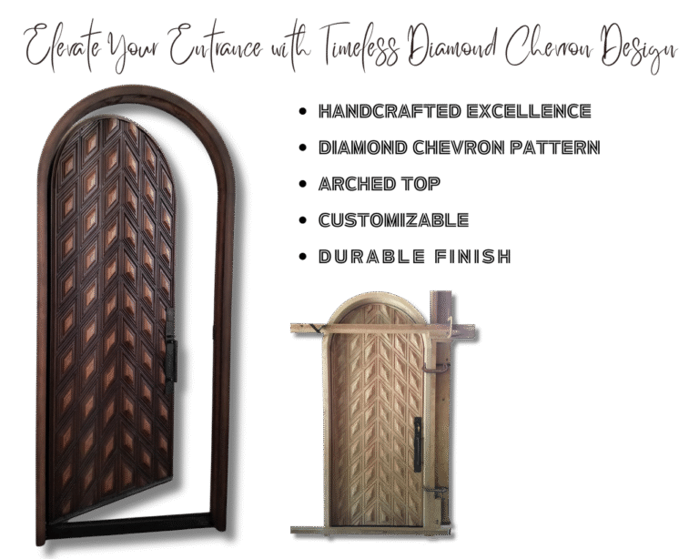 Handcrafted Excellence Diamond Chevron Entrance