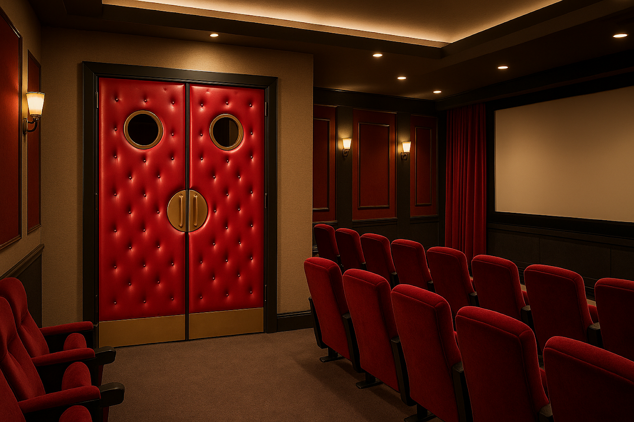 Jarad Baker Home theater door AI Powered