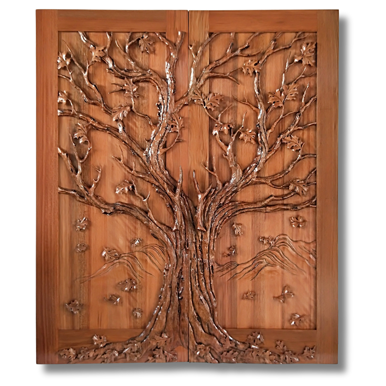 Oak Tree Double Door CROWNCUSTOMDOORS (3)