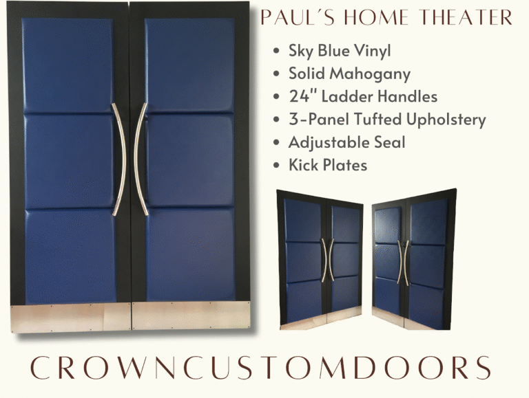 Paul’s Home Theater-3 Panel-Blue Vinyl
