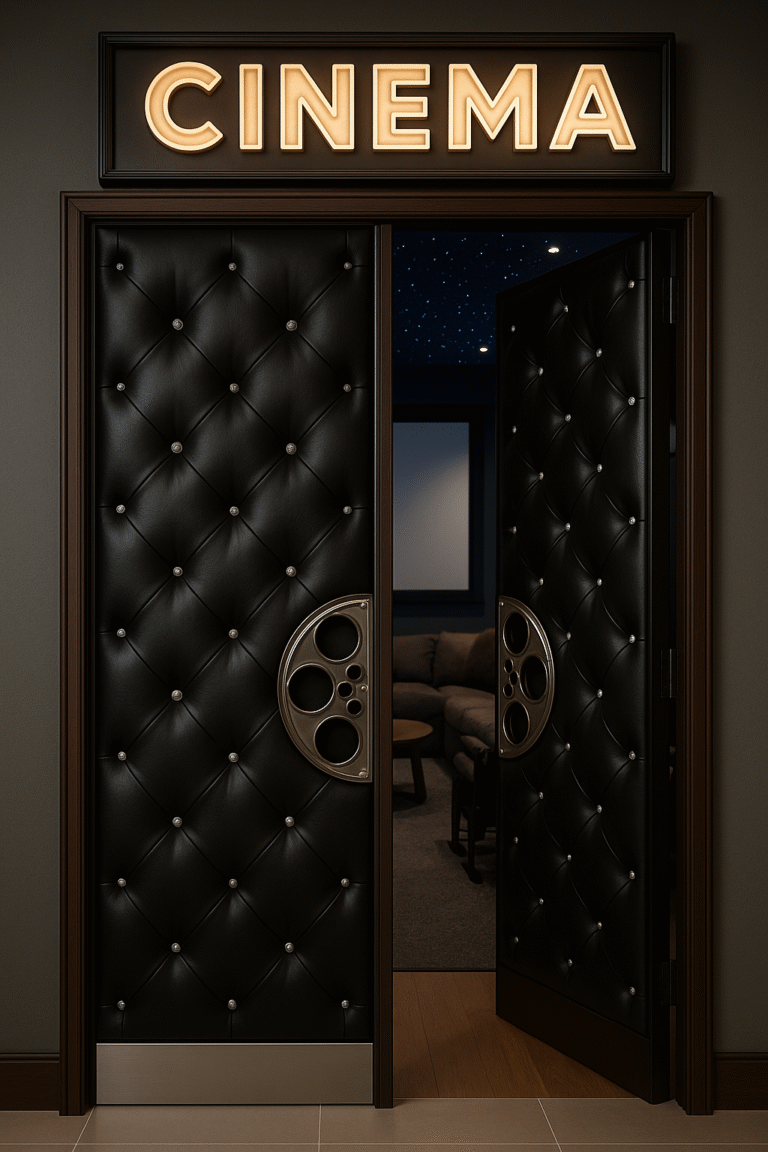 Roman Home theater door ai powered