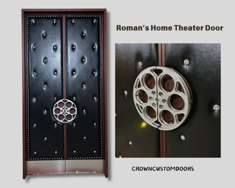 Roman’s Home Theater Door CROWNCUSTOMDOORS