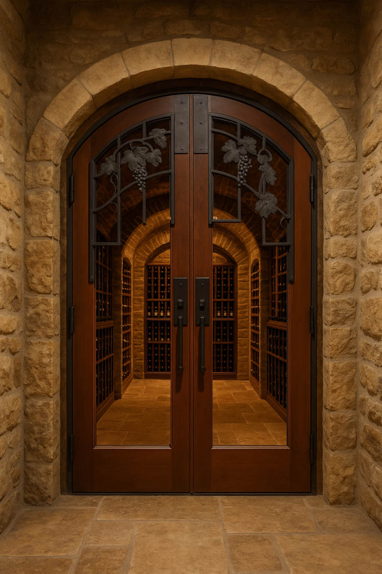 Wine Cellar Welcome Door For A House