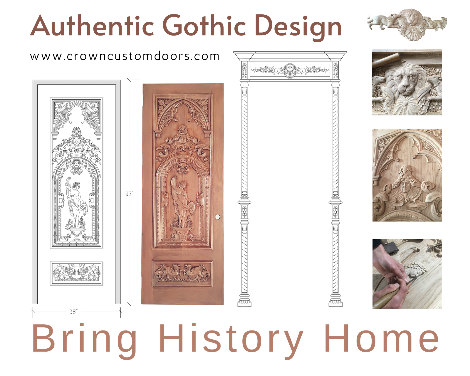 Gothic Church Door-1222 Gothic Church Door-1222
