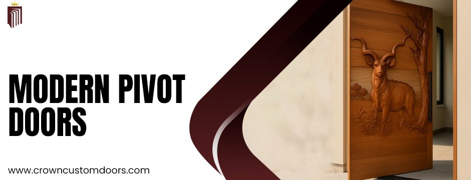 Modern pivot doors