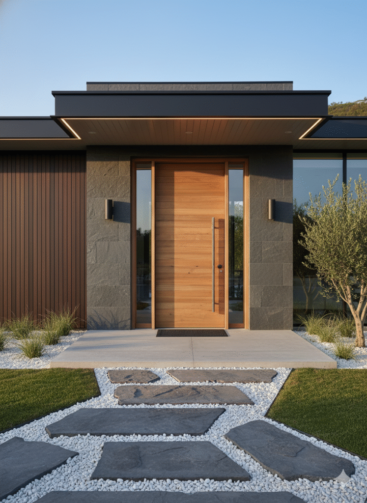 The Oak Axis Pivot Door