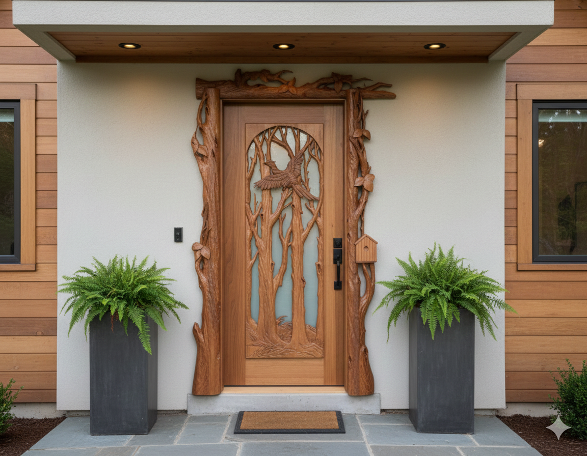Pheasant Door For A Modern Home