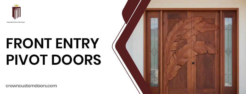 Front entry pivot doors