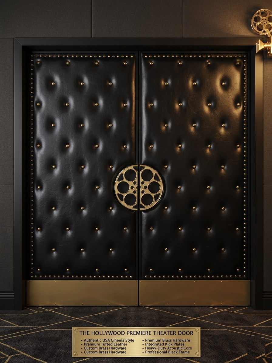 Laurie Vozza Theater Door For A Home Theater Exterior