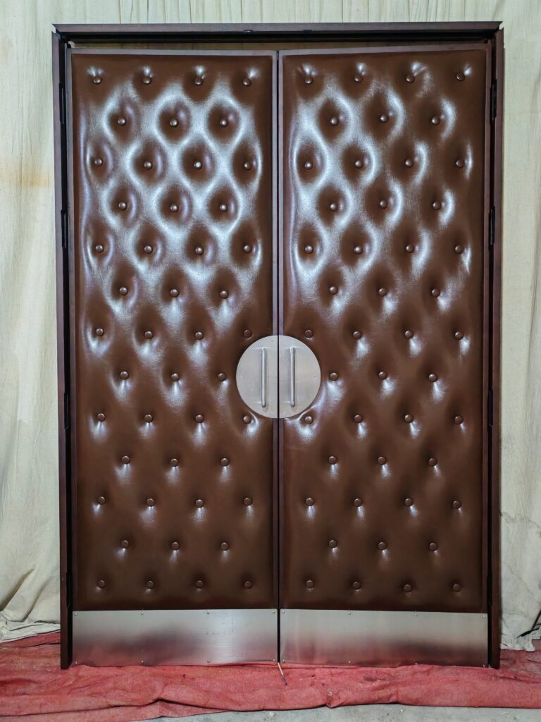 Handcrafted Upholstered Home Theater Doors: Where Luxury Meets Acoustic Performance