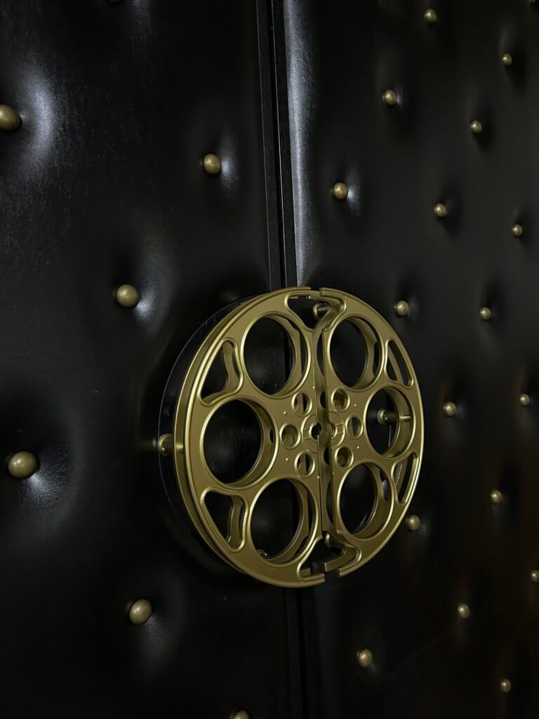 Brass Movie Reel Handles