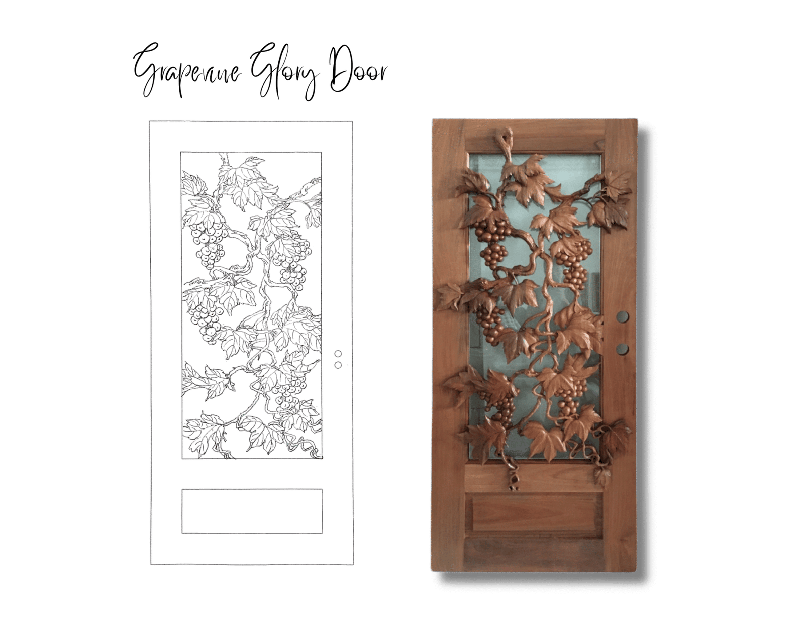 Grapevine Glory Door
