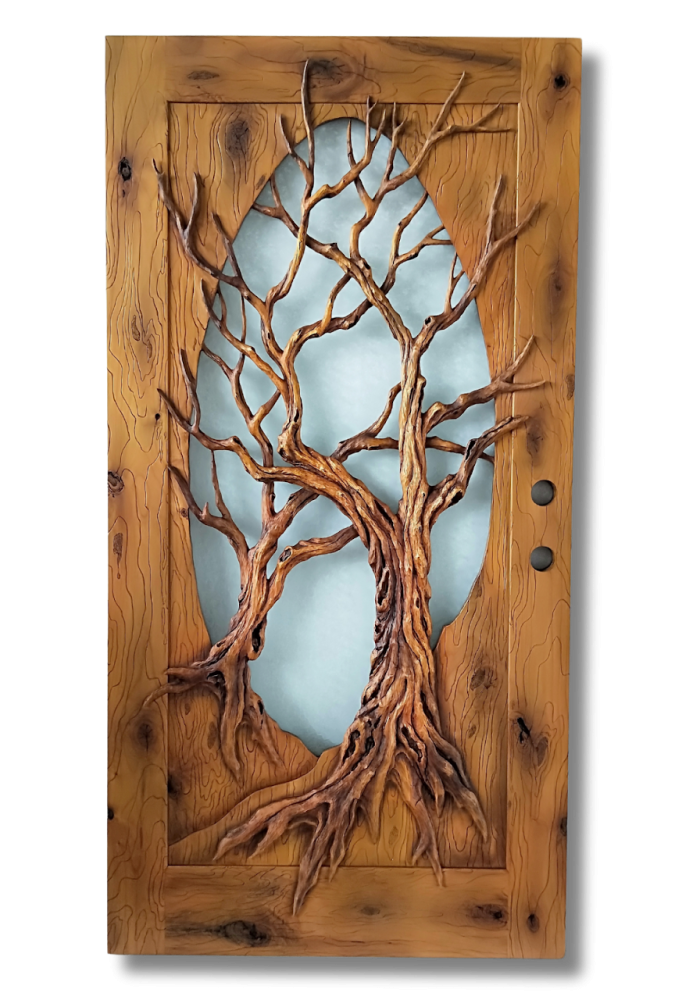 Dead Old Tree Door