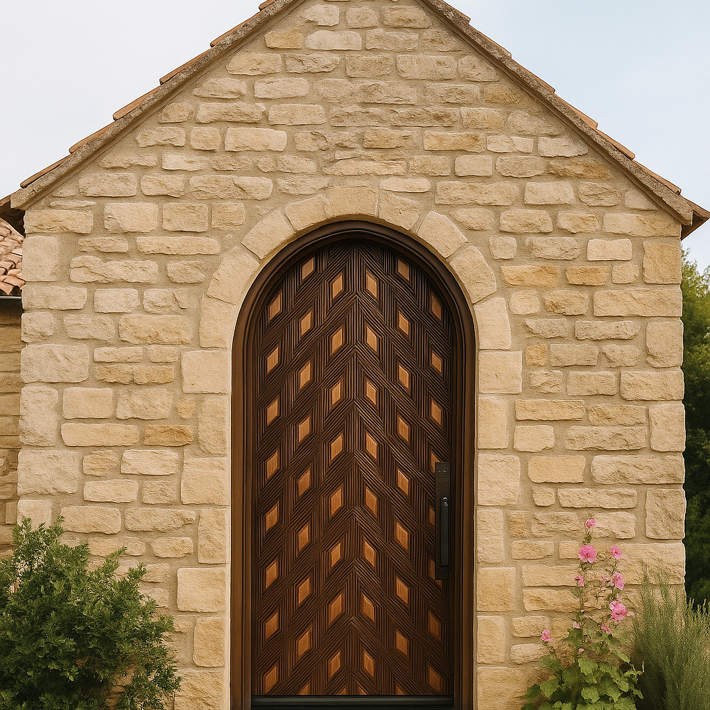 Diamond Chevron Church Entrance