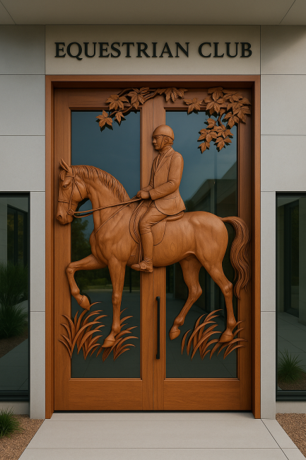 Horse Riding Door