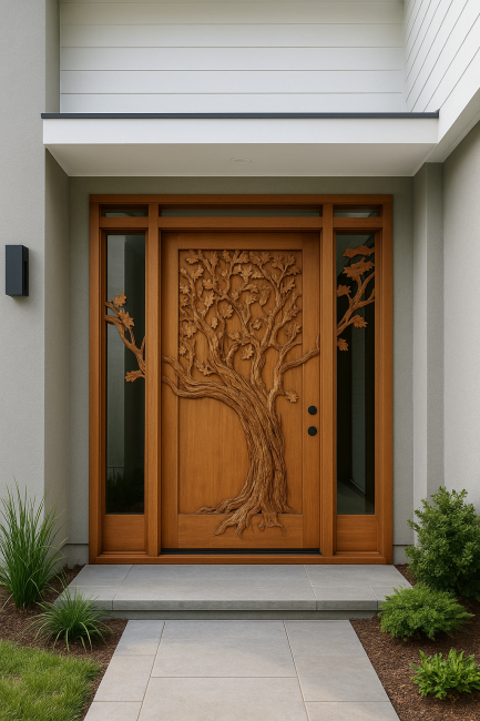 Eternal Oak Hand Carved Doors
