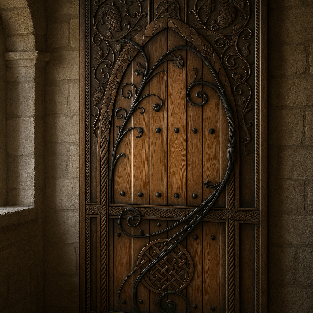 Gothic Gateway Single Door For A Room
