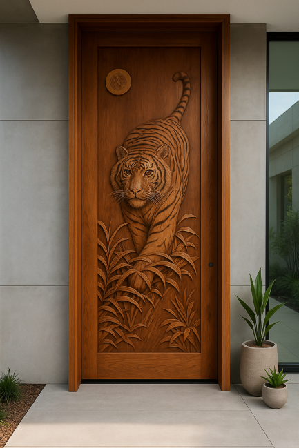 Tiger's Gaze Swing Door (1)