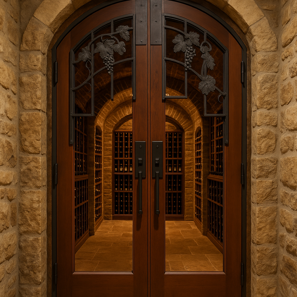 Wine Cellar Welcome Door For A House